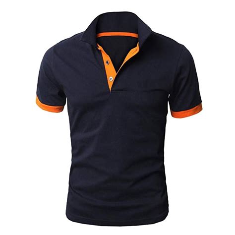 herren polos adidas orange mit strickkragen und ärmeln|Orange Poloshirts .